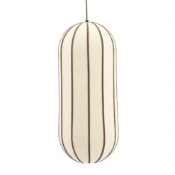 Cocoon 1-lichts Hanglamp lang Naturel