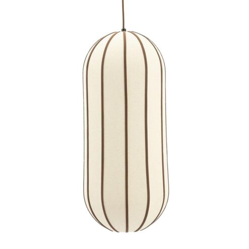 Cocoon 1-lichts Hanglamp lang Naturel