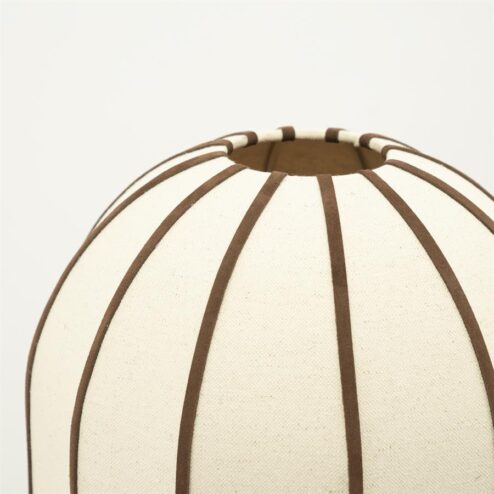 Cocoon 1-lichts Vloerlamp Bruin