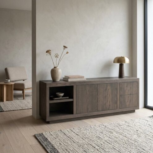 Dressoir Helsinki Bruin 200cm