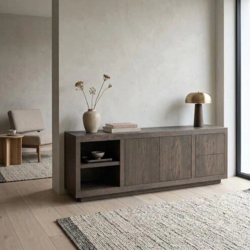 Dressoir Helsinki Bruin 200cm