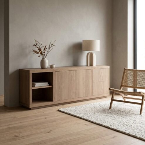 Dressoir Helsinki Lichtbruin 200cm