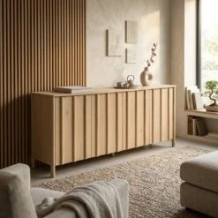 Dressoir Jake naturel eikenhout 183cm