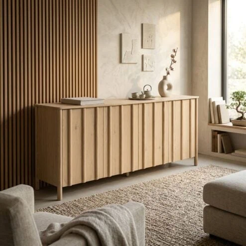 Dressoir Jake naturel eikenhout 183cm