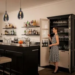 Edgar 1-lichts Hanglamp large Smoke Glas