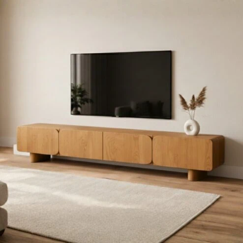 Elin Tv meubel Naturel Pootjes 230 cm