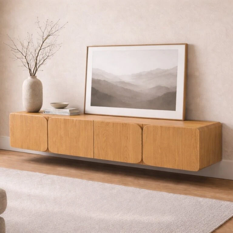 Elin zwevend Tv meubel Naturel 170 cm