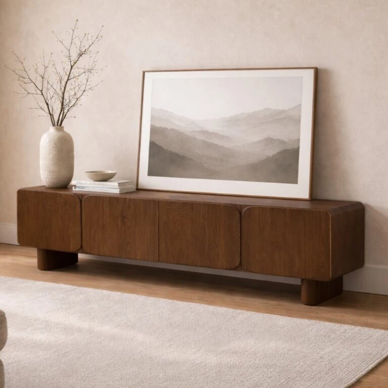 Elin Tv meubel Walnoot Pootjes 170 cm