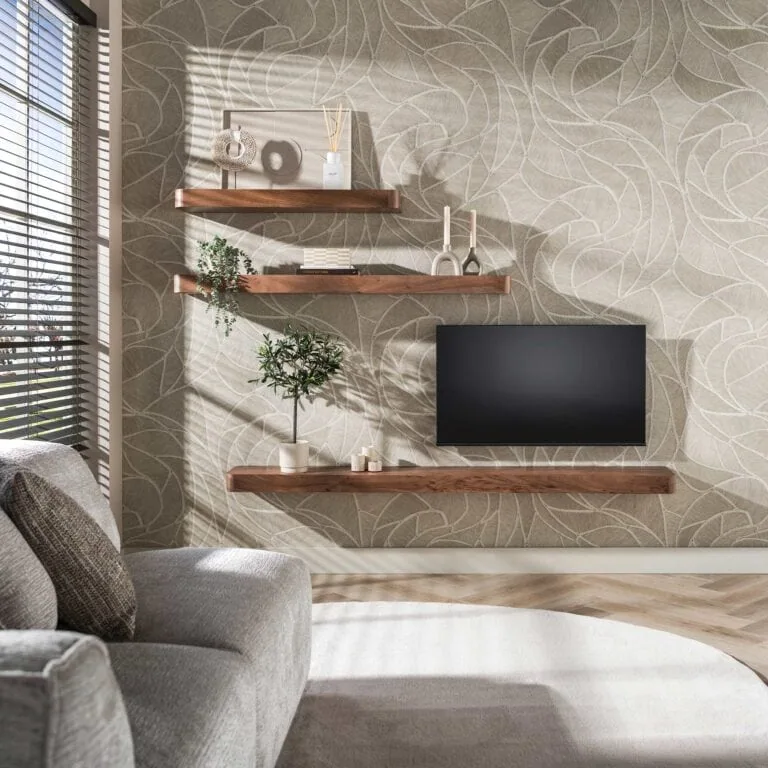 Giorgia Wandplank hoog Acaciahout Bruin 200cm