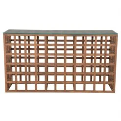 Heras Sidetable Bruin glas 140cm