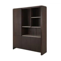 Inglegplank Koba Vakkenkast XL Beige Marmer Set van 4