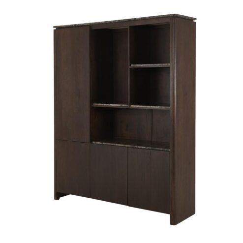 Inglegplank Koba Vakkenkast XL Bruin Marmer Set van 4