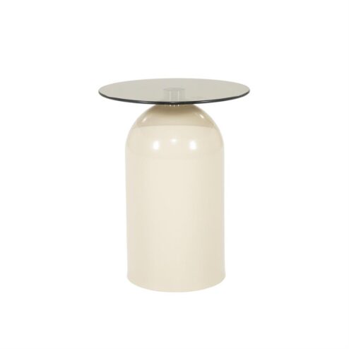 Irona Bijzettafel rond Beige 39cm