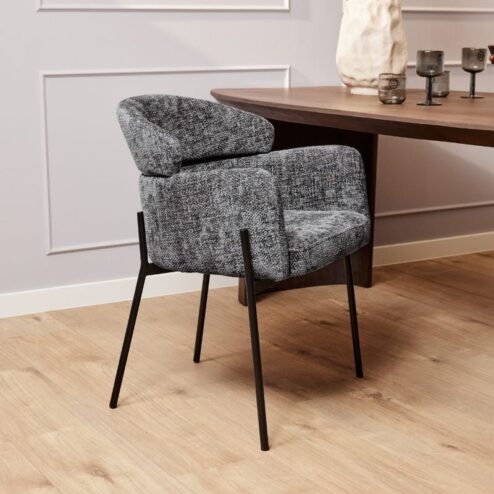 Jarvis Eetkamerstoel Grijs