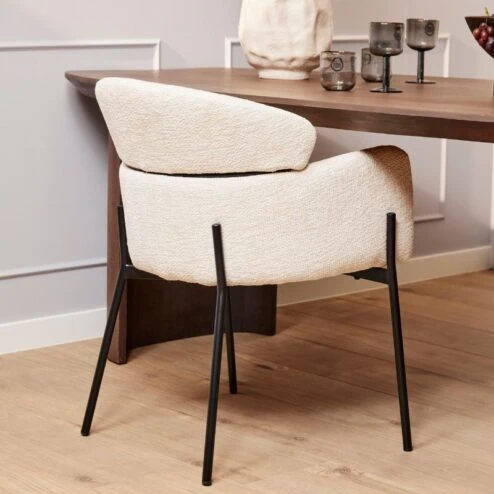 Jarvis Eetkamerstoel Wit