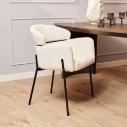 Jarvis Eetkamerstoel Wit