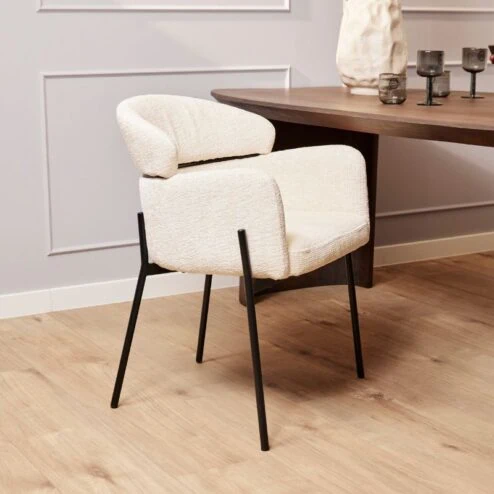 Jarvis Eetkamerstoel Wit