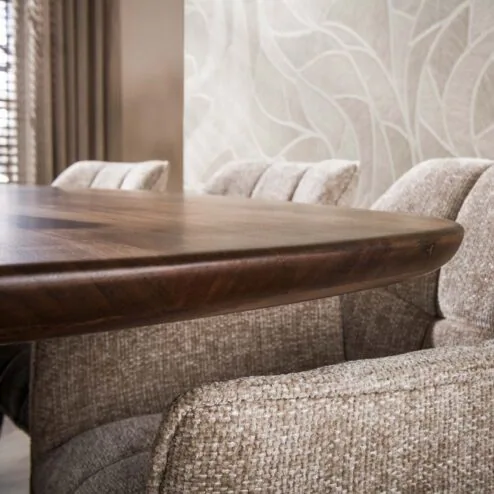 Jennie Eettafel deens ovaal Bruin 180cm