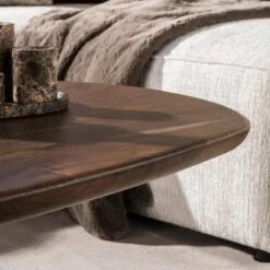 Jennie Salontafel deens ovaal Bruin 135cm