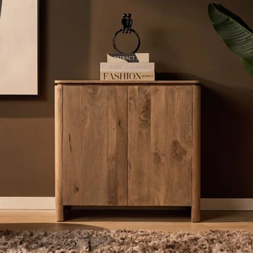 Koba Dressoir Naturel Mangohout 100cm