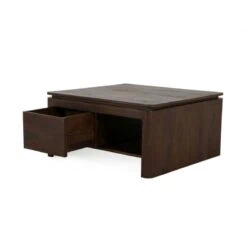 Koba Salontafel vierkant Bruin Mangohout 80cm