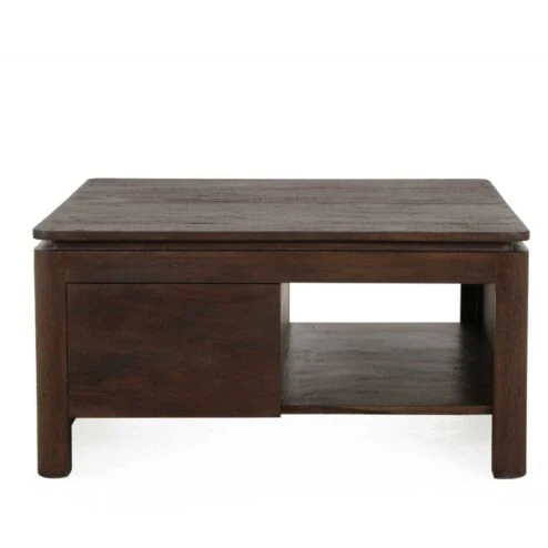 Koba Salontafel vierkant Bruin Mangohout 80cm