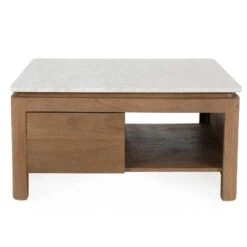Koba Salontafel vierkant Naturel Mangohout 80cm