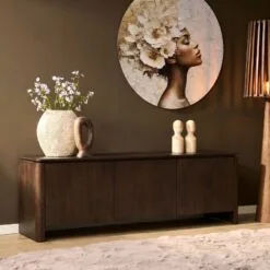 Koba Tv meubel Bruin Mangohout 165
