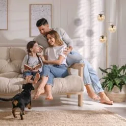 Kyle 3-lichts Vloerlamp Brons