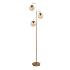 Kyle 3-lichts Vloerlamp Brons