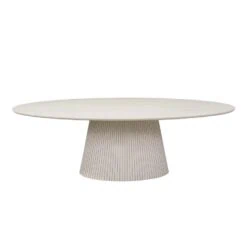 Livia Eettafel Ovaal Zand 240cm