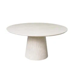 Livia Eettafel Rond Zand 130cm