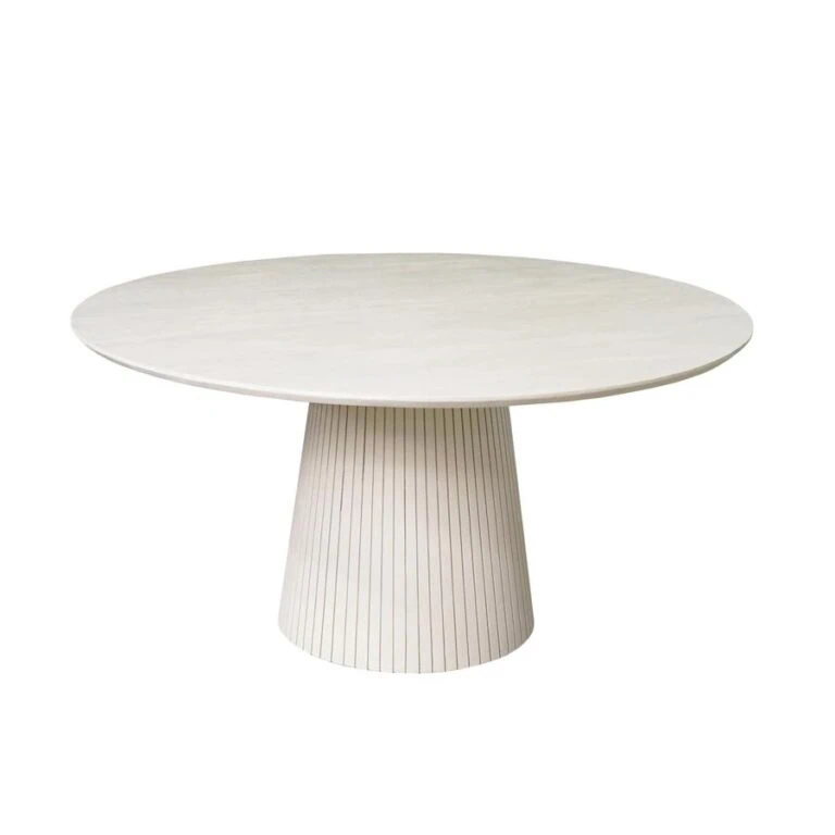 Livia Eettafel Rond Zand 130cm