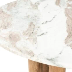 LoopStone Salontafel rond Naturel 80cm