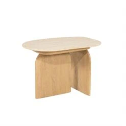 Lova Bijzettafel Naturel travertin 60cm