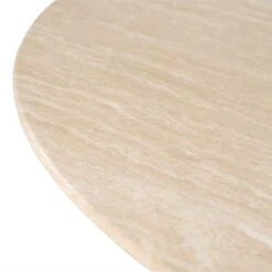 Lova Eettafel Rond Naturel travertin 130cm