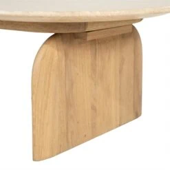 Lova Salontafel organisch Naturel travertin 115cm