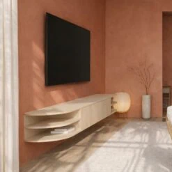 Luca zwevend Tv meubel Zand