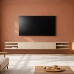 Luca zwevend Tv meubel Zand 250 cm