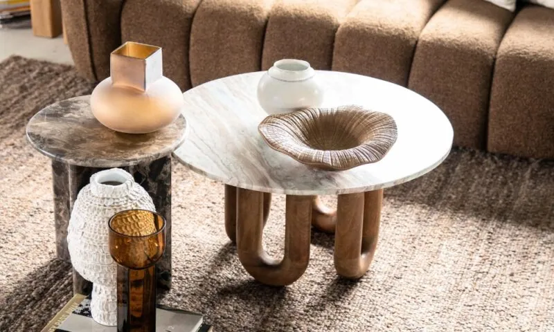 Marmeren meubels in je interieur: Deze woontrend is weer terug