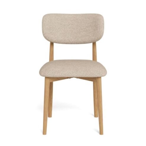 Michael Eetkamerstoel eikenhout Beige