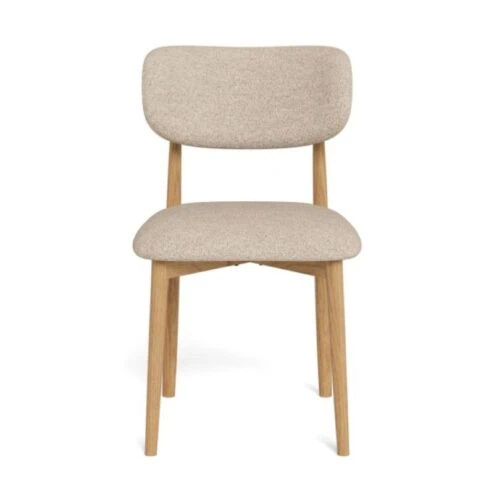 Michael Eetkamerstoel eikenhout Beige