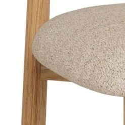 Michael Eetkamerstoel eikenhout Beige