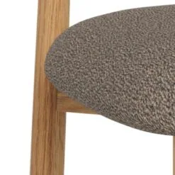 Michael Eetkamerstoel eikenhout Taupe