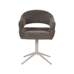 Millie Eetkamerstoel Bruin met zandpoot