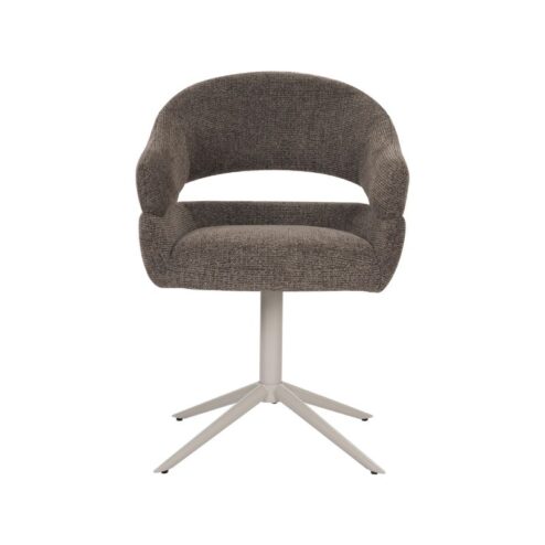 Millie Eetkamerstoel Bruin met zandpoot