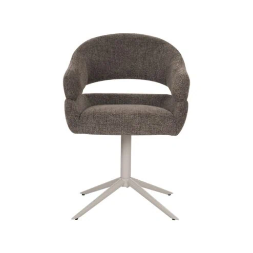 Millie Eetkamerstoel Bruin met zandpoot