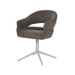 Millie Eetkamerstoel Bruin met zandpoot