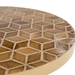 Patterna Salontafel rond keramiek Bruin 71cm