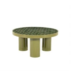 Patterna Salontafel rond keramiek Groen 71cm